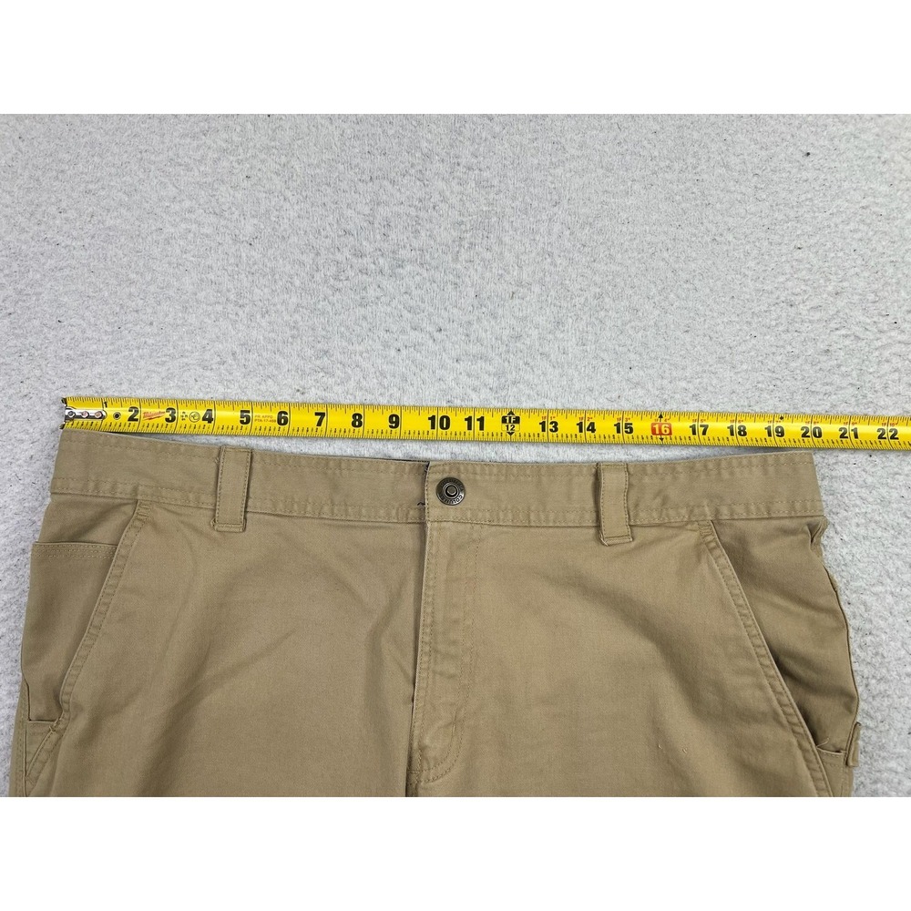 Columbia Pants Mens 38x32 (Fits 40x32) Khaki‎ Regular Fit Cotton Stretch Outdoor - Picture 8 of 12